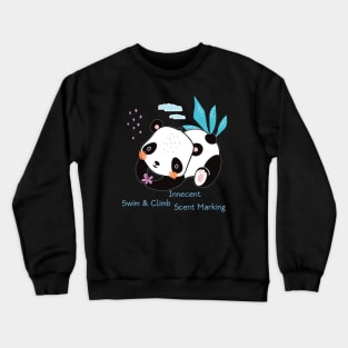 Panda - Swim & Climb - Educate Crewneck Sweatshirt